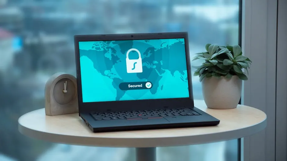 A Microsoft 365 sign-in screen on a laptop in an accountancy office